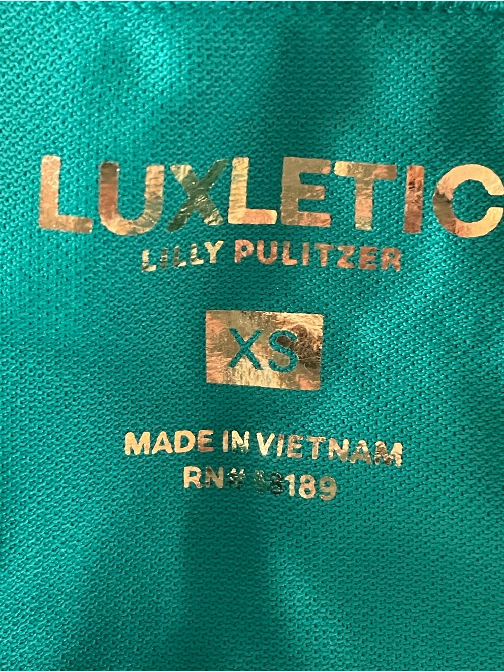 Lilly Pulitzer Luxletic Polo Top XS - Picture 4 of 6